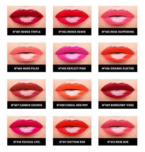 yves saint laurent glossy stain lip color swatches|vinyl cream lip stain 416.